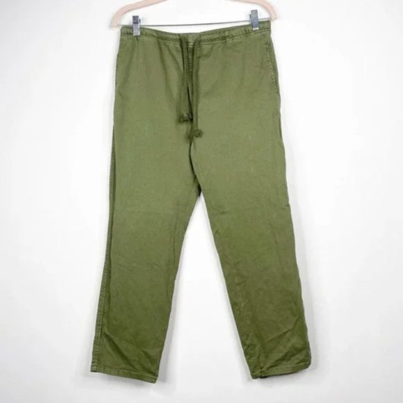 Zara - Fisherman Pants 632/051/505 | Size Medium | Mossy Olive Green - Picture 7 of 13